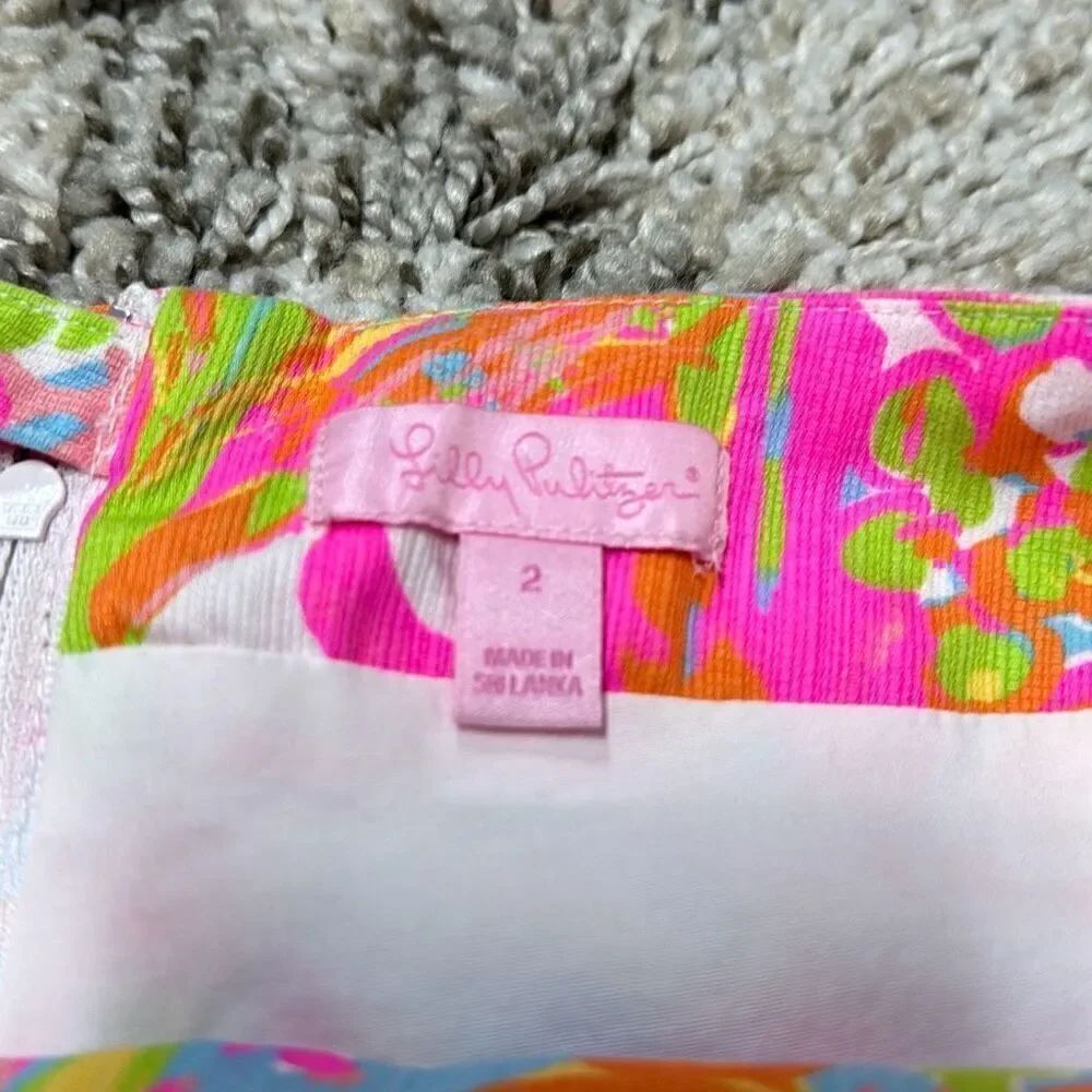 Lilly Pulitzer Multi Color Skort Size 2 - Picture 4 of 7